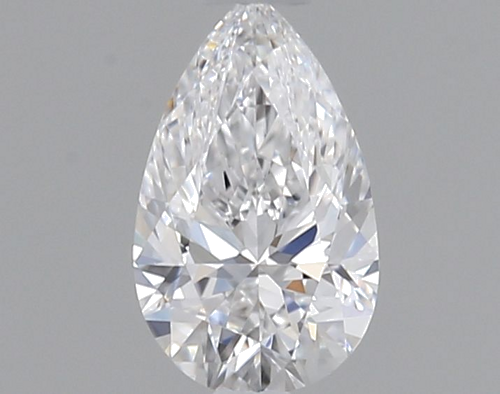 0.31 carat D-VVS2 Natūralus Pear Deimantas (1)