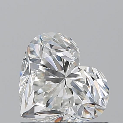 1.01 carat H-IF Natūralus Heart Deimantas (1)