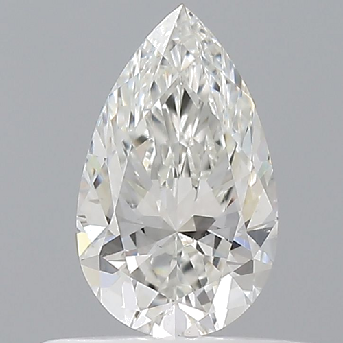 0.5 carat H-SI1 Natūralus Pear Deimantas (1)