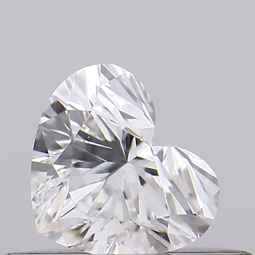 0.25 carat E-VVS2 Natūralus Heart Deimantas (1)