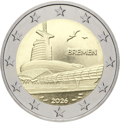2026 Germany Bremen 2 euro coin (1)