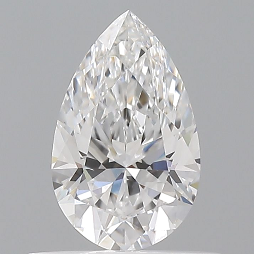 0.52 carat D-VS1 Natūralus Pear Deimantas (1)