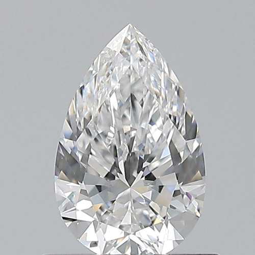 0.7 carat D-VS2 Natūralus Pear Deimantas (1)