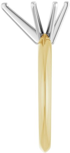 Sužadėtuvių Žiedas „Lightweight Solitaire“ 585 Baltojo Ir Geltonojo Aukso Pear Shape 10.5mm x 6.5mm (4)