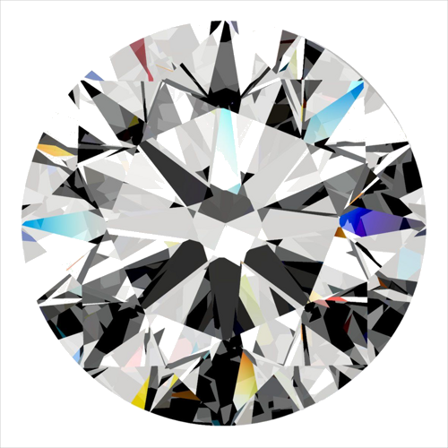 0.3 carat H-VS2 Excellent cut Natūralus Round Deimantas (1)
