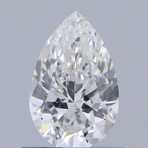 0.6 carat G-SI1 Natūralus Pear Deimantas (1)