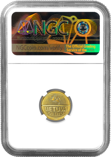 2011 Баскетбол Литва 50 литов золотая монета (2)