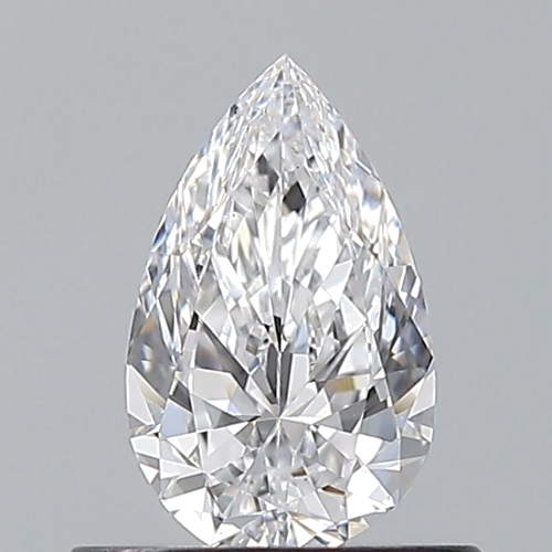 0.5 carat D-VS2 Natūralus Pear Deimantas (1)