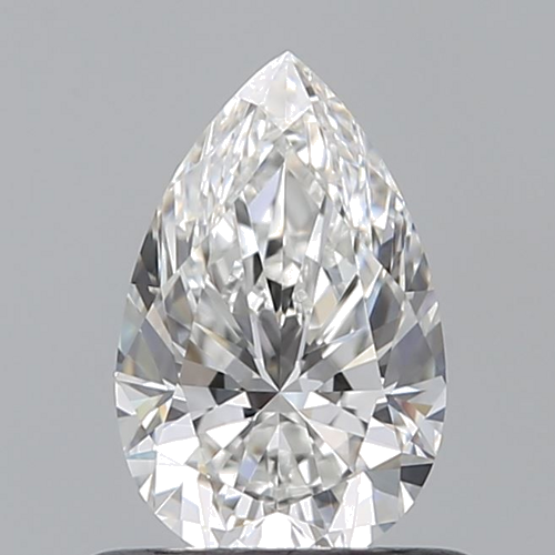0.62 carat F-VS1 Natūralus Pear Deimantas (1)