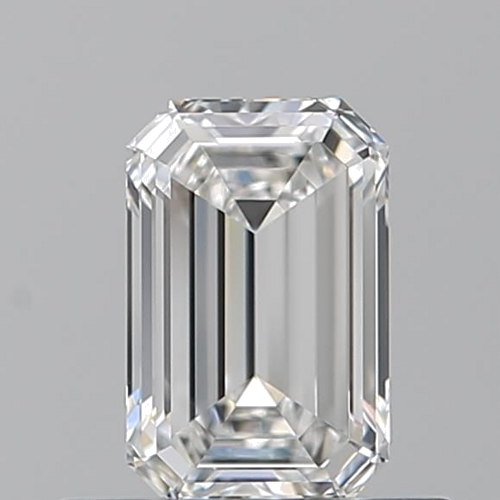 0.57 carat F-VVS2 Natūralus Emerald Deimantas (1)