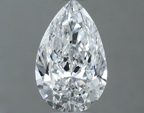 0.6 carat E-VVS2 Natūralus Pear Deimantas (1)