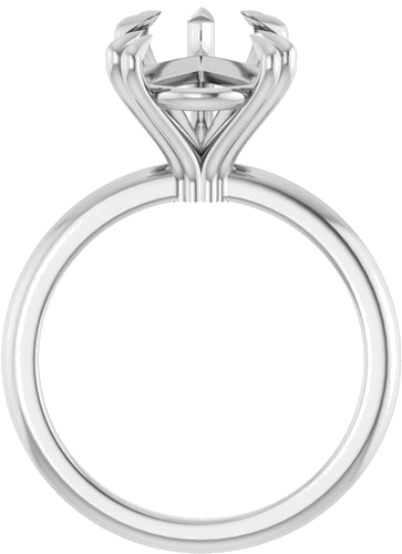 Sužadėtuvių Žiedas „Double Claw-Prong“ 10k white gold Pear 15mm x 10mm (2)