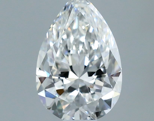 0.32 carat F-VVS2 Natūralus Pear Deimantas (1)