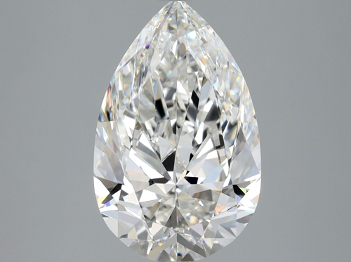 3.01 carat F-VS2 Natūralus Pear Deimantas (1)
