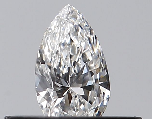 0.23 carat E-VVS1 Natūralus Pear Deimantas (1)