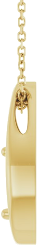 Pakabukas „Solitaire“ 14k yellow gold Pear 7mm x 5mm (3)