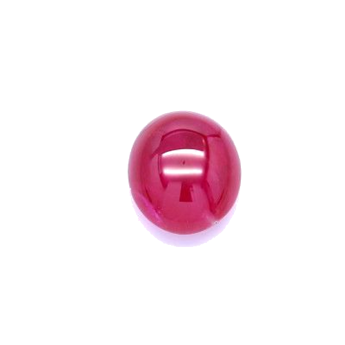 2.43 carat RED CABOCHON cut Oval Rubinas (1)