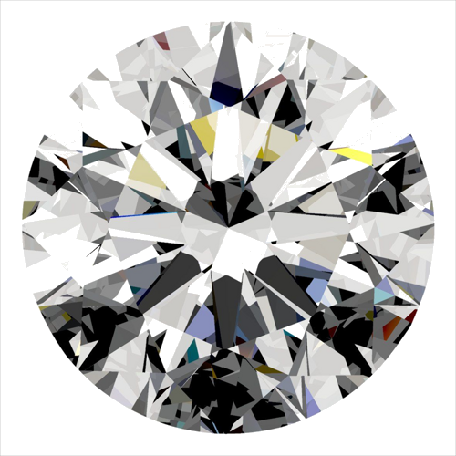 0.4 carat E-VS1 Excellent cut Natūralus Round Deimantas (1)