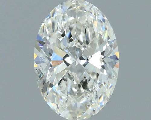 0.51 carat H-SI2 Natūralus Oval Deimantas (1)