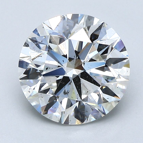 3.01 carat G-SI1 Excellent cut Natūralus Round Deimantas (1)