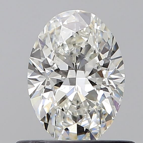 0.6 carat H-SI1 Natūralus Oval Deimantas (1)
