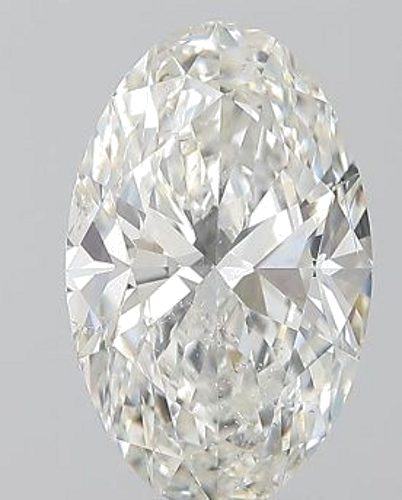 2.52 carat H-SI2 Natūralus Oval Deimantas (1)