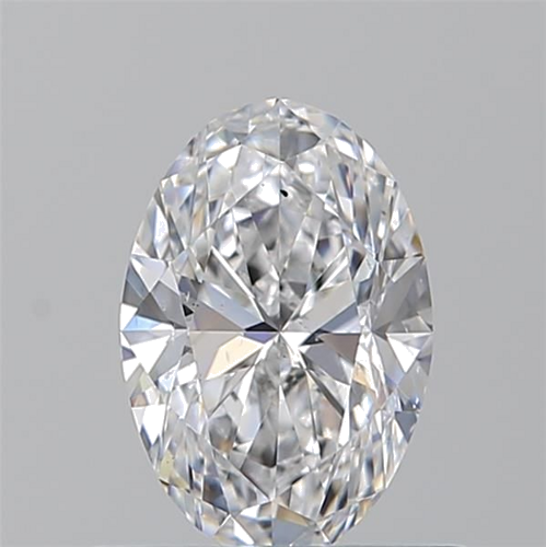 0.7 carat D-SI1 Natūralus Oval Deimantas (1)