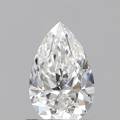 0.5 carat F-VVS1 Natūralus Pear Deimantas (1)