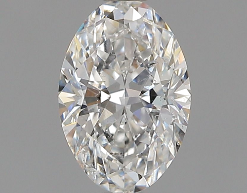 0.58 carat F-SI2 Natūralus Oval Deimantas (1)