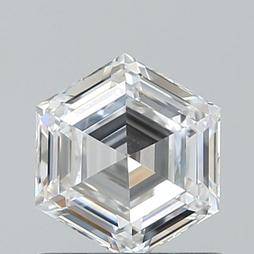 0.7 carat D-SI1 Natūralus Hexagonal Deimantas (1)