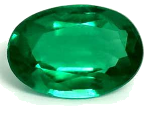 0.65 carat GREEN Oval Smaragdas (1)