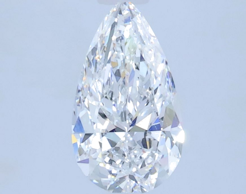 0.78 carat E-SI1 Natūralus Pear Deimantas (1)