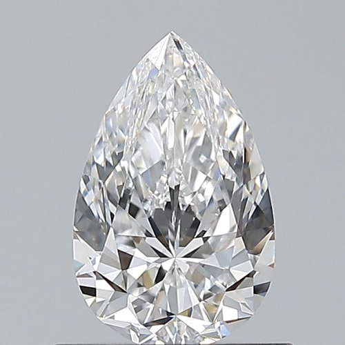 0.7 carat D-VS1 Natūralus Pear Deimantas (1)