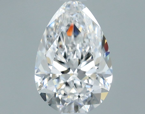 0.54 carat D-IF Natūralus Pear Deimantas (1)