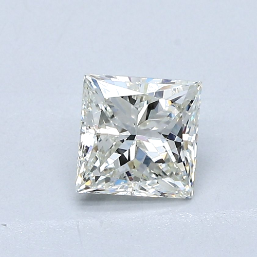 1.0 carat J-SI1 Natūralus Princess Deimantas (1)