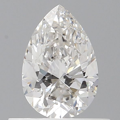 0.51 carat G-VVS2 Natūralus Pear Deimantas (1)