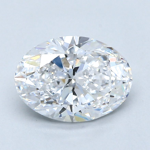 2.0 carat D-SI1 Natūralus Oval Deimantas (1)