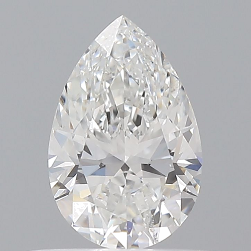 0.51 carat F-SI1 Natūralus Pear Deimantas (1)