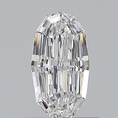 0.5 carat D-VS1 Natūralus Oval Deimantas (1)