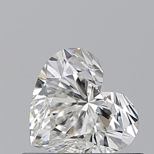 0.57 carat I-VVS1 Natūralus Heart Deimantas (1)