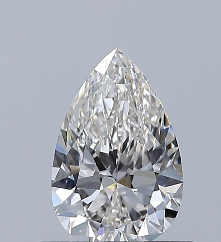 0.5 carat H-VS1 Natūralus Pear Deimantas (1)