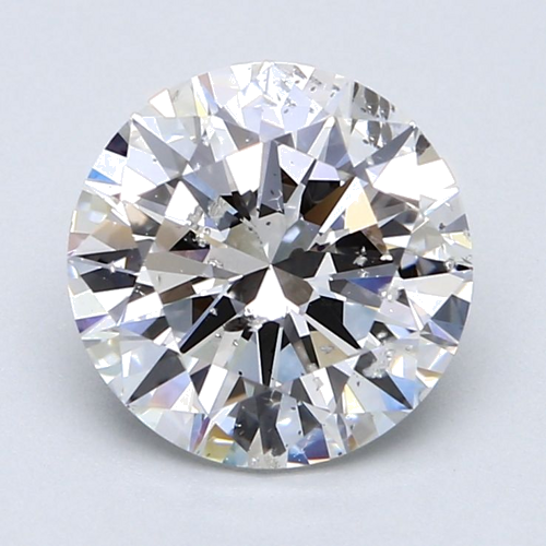 3.0 carat D-SI2 Excellent cut Natūralus Round Deimantas (1)