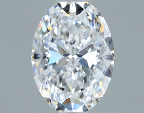 0.5 carat D-VS2 Natūralus Oval Deimantas (1)