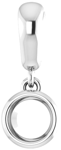 14K White  4.4 mm Round Pendant Mounting (1)