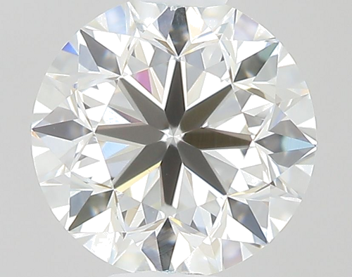 0.51 carat I-VVS2 Very Good cut Natūralus Round Deimantas (1)