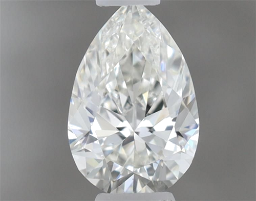 0.3 carat I-VVS1 Natūralus Pear Deimantas (1)
