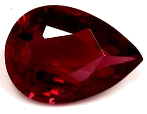 0.68 carat RED Pear Rubinas (1)