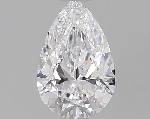 0.5 carat D-VS2 Natūralus Pear Deimantas (1)