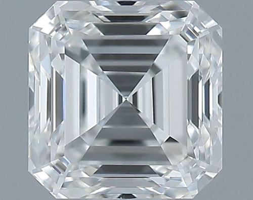 0.51 carat F-VVS1 Natūralus Asscher Deimantas (1)