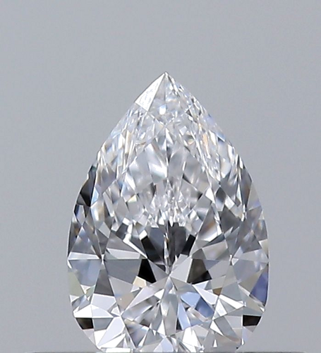 0.3 carat D-VS2 Natūralus Pear Deimantas (1)
